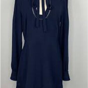 Adelyn Rae Elegant Navy Blue Dress